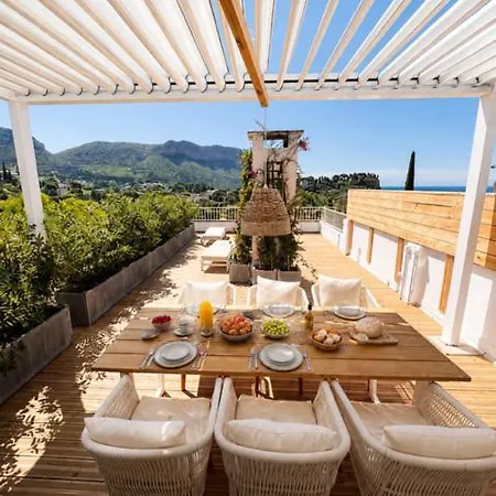 Lägenhet Casa B-Luxury Rooftop Apartment With Panoramic Sea View